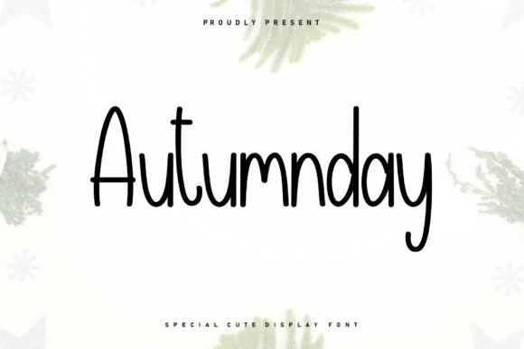 Autumnday: A Cozy Handwritten Font for Your Design Projects