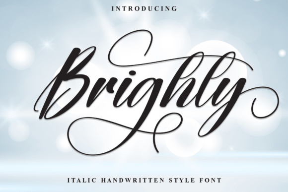 Brighty Font: A Delicate Handwritten Script for Elegance and Playfulness