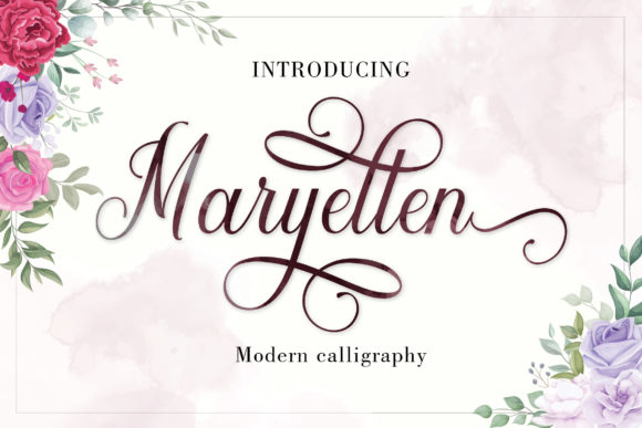 Discover Maryellen: A Handwritten Font with a Touch of Luxury