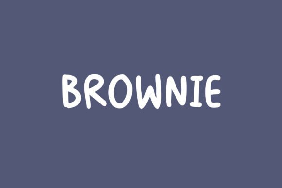 Discover the Charm of Brownie Font