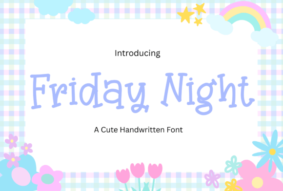 Friday Night Font Adds Cozy Charm