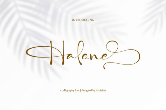 Halone Font: A Handwritten Touch for Creative Projects