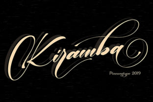 Kiramba Font: A Handwritten Elegance for Creative Expression