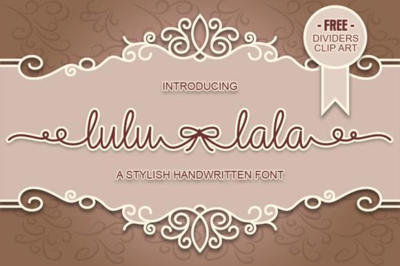Lulu-Lala: A Delightful Handwritten Font with a Unique Twist
