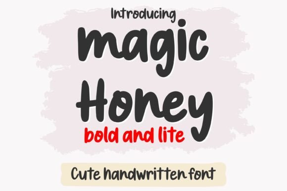 Magic Honey: A Sweet Font for Every Creative Project