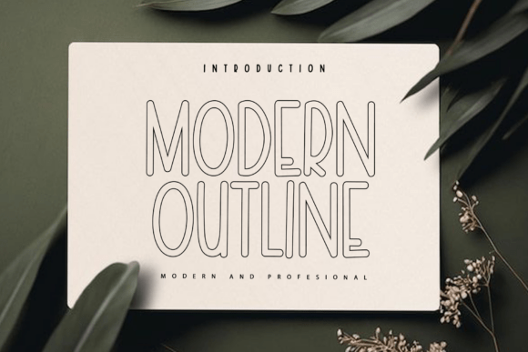 Modern Outline: A Versatile Handwritten Font for Creative Projects