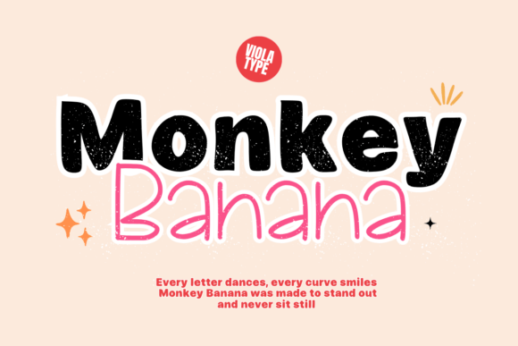 Monkey Banana Font Duo