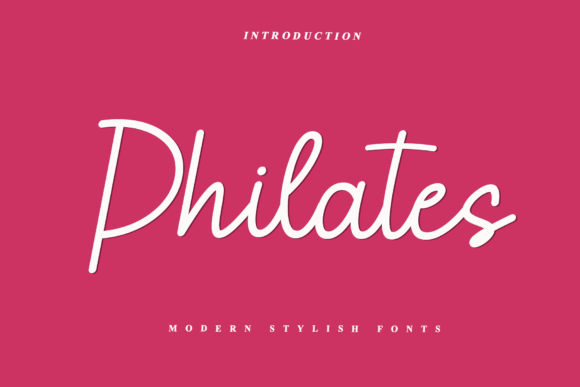 Philates: A Bold Handwritten Font for Impactful Design