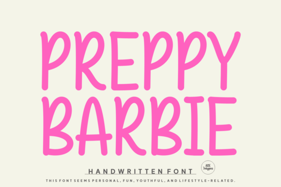 Preppy Barbie Font