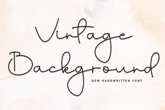 Vintage Background: A Timeless Typeface for Elegant Design