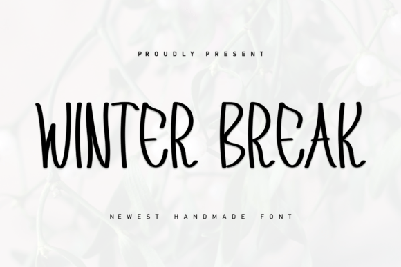 Winter Break: A Cozy Font for Creative Workflows